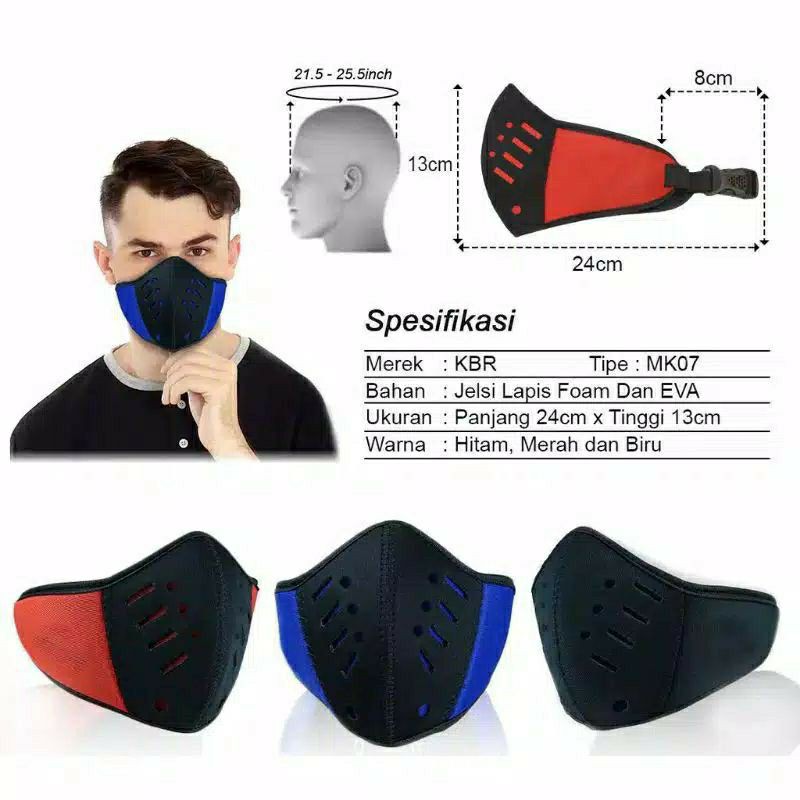 Masker penutup mulut /Masker Motor pria / Masker Motor / Masker Mata Ayam / Masker Pon Polos