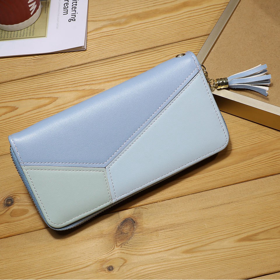 ♥TMALL88♥ DOMPET PANJANG WANITA SIMPLE / WARNA SOFT / IMPORT / REALPICT