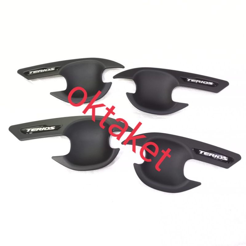 cover outer all new Terios 2018 2019 2020 hitam chrome