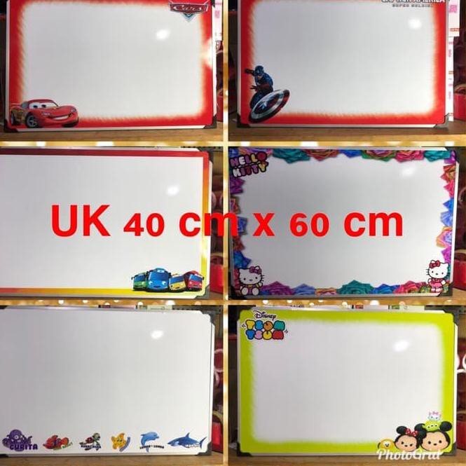 

Terbaru.. Papan tulis anak karakter uk 40cm x60cm VLH