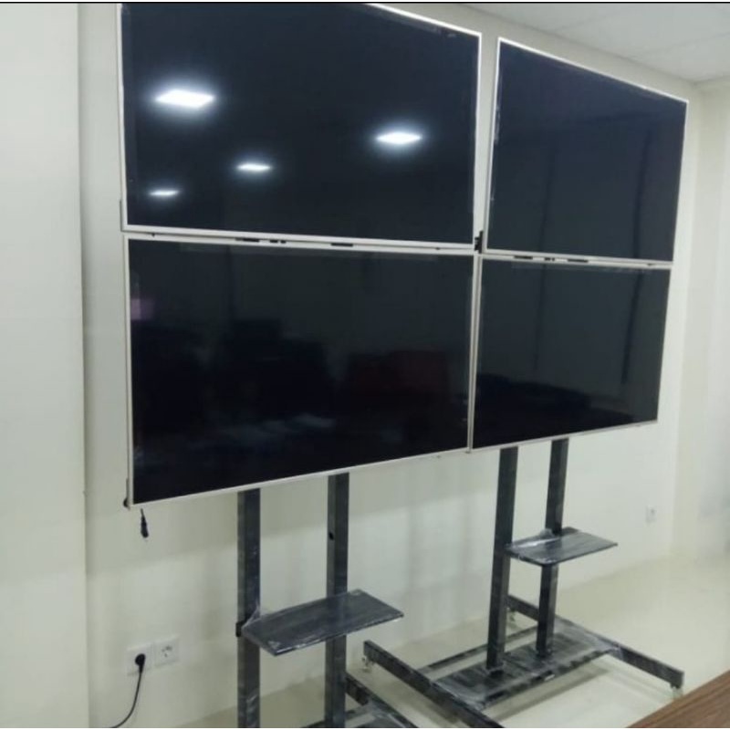 Bracket standing tv bracket stand tv braket standing tv braket stand tv atas bawah 43 49 50 55 60 65 inch