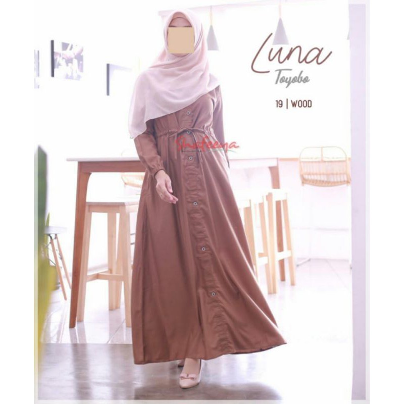 Gamis Syar'i Luna Dress by Shafeeya