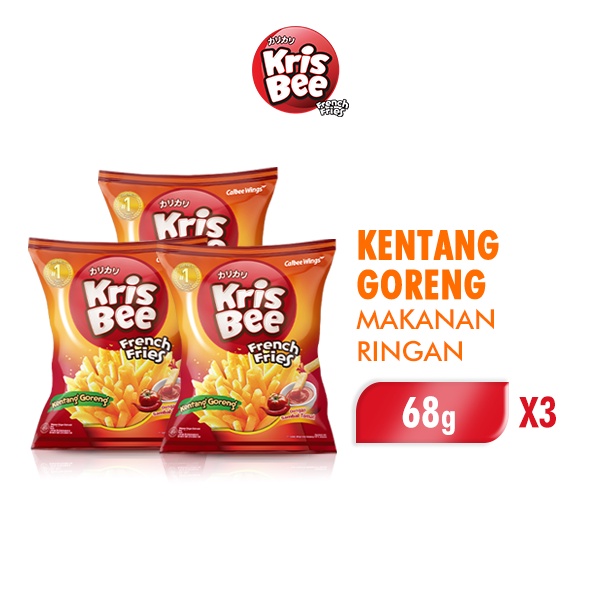 

Krisbee French Fries Kentang Goreng 3 x 68 gr