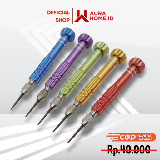 Obeng Set 5 in 1 Reparasi Smartphone Tools / Obeng Reparasi Perbaiki Pembuka Bongkar Service Servis 