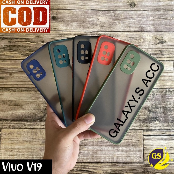 Vivo Y12S Y20i Y20 Y50 Y30 Y30i V19 V17 V15 S1 Z1 Pro Y19 Y17 Y15 Y12 Y12i Y11 Case Dove Matte Fuze Colored