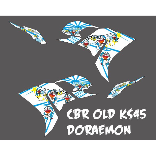 STRIPING STIKER CBR OLD KS45 DORAEMON