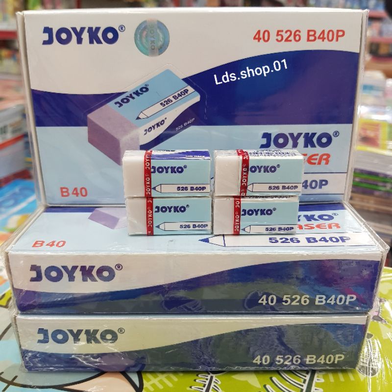 

Penghapus Joyko B40 Putih/Hitam / B40P/B40BL (PCS)