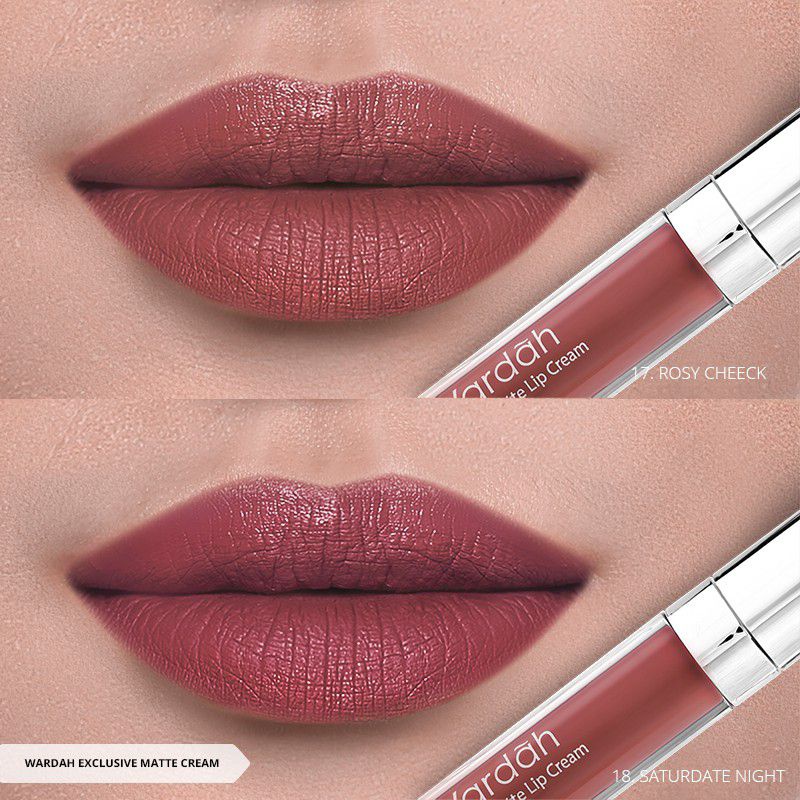 Image of Lipstik Wardah Exclusive Matte 4g lipcream cair #5