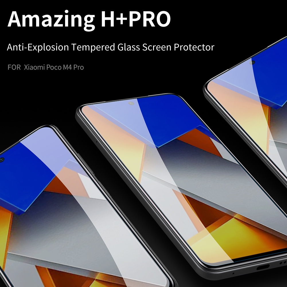 XIAOMI Poco M4 Pro NILLKIN H+Pro Anti Explosion Tempered Glass 2.5D 0.2MM