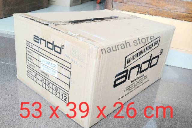 KARDUS CARTON BOX PINDAHAN MEDIUM BESAR ORIGINAL ANDO NICE HAWAII