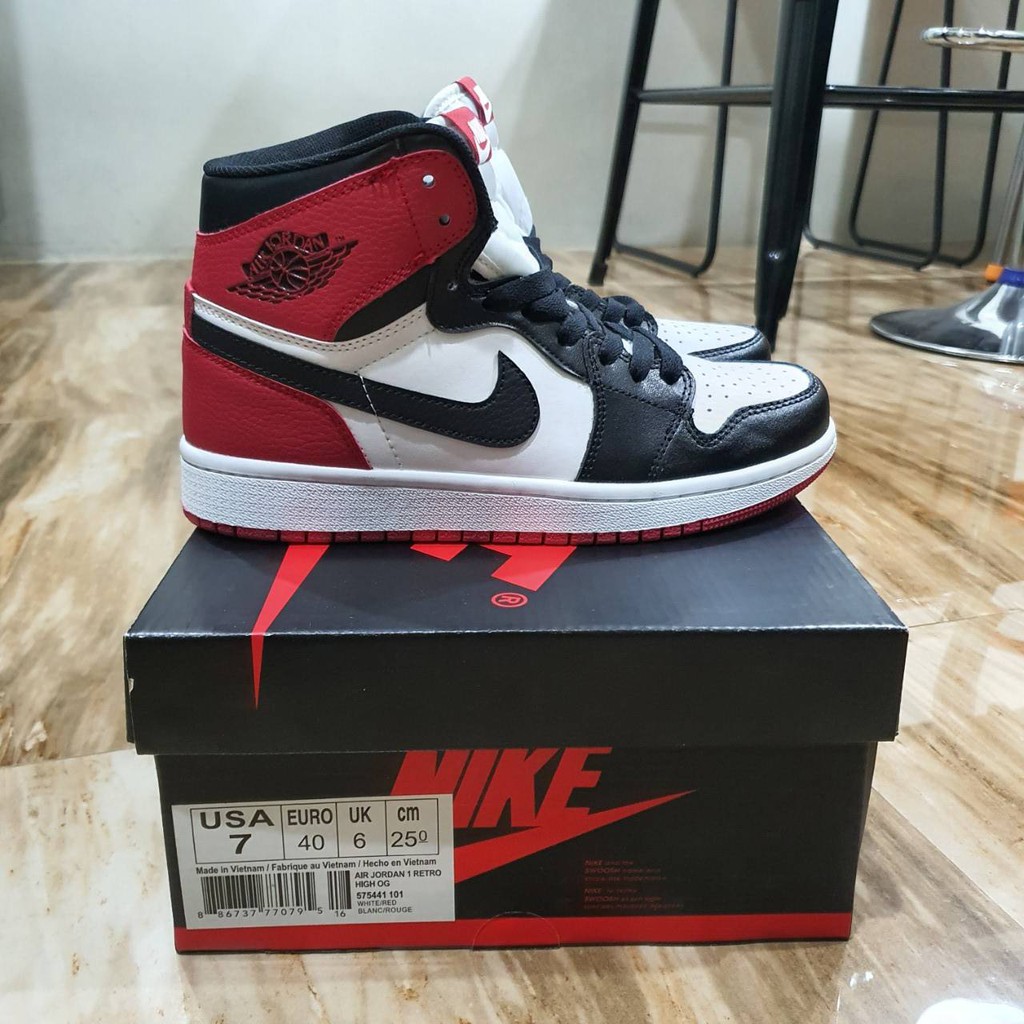 black toe high jordan 1