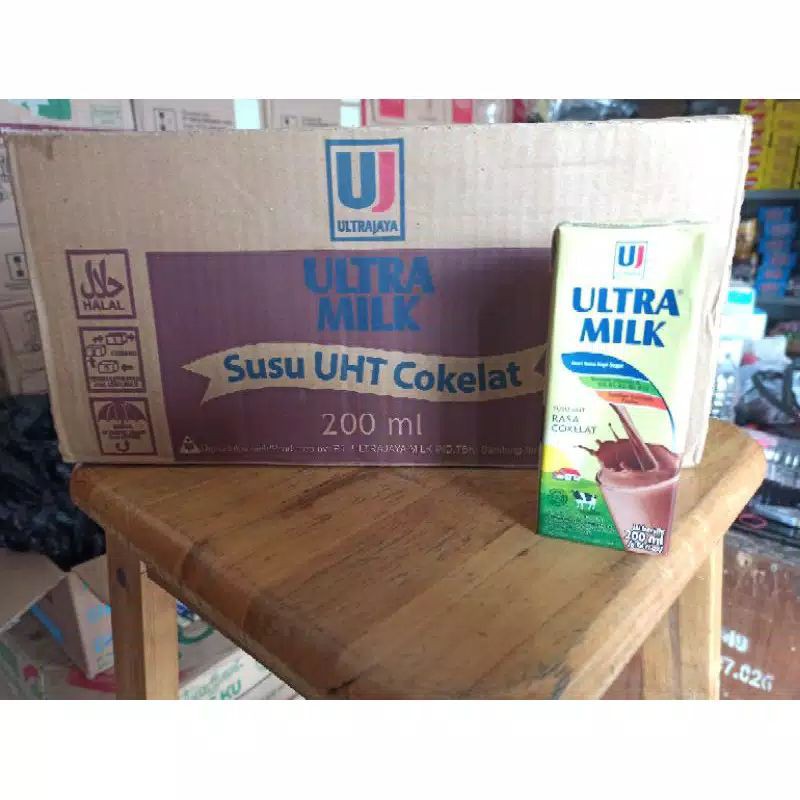 

Susu Ultra Milk Rasa Cokelat 200Ml