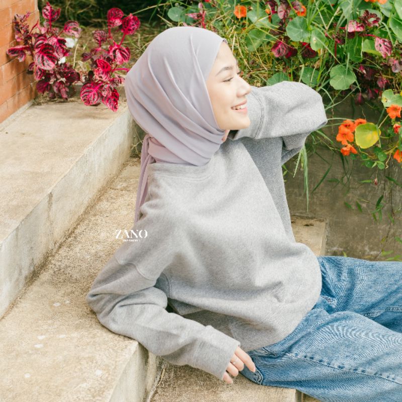 ZANO BASICS Sweater Crop Abu Davine Alze