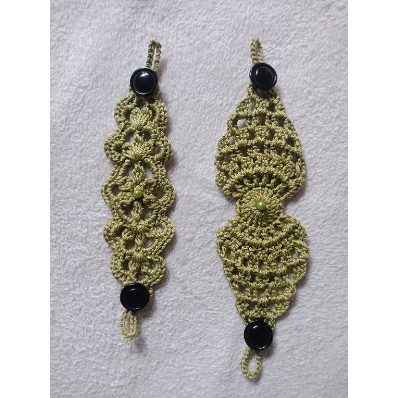 konektor masker rajut cantik