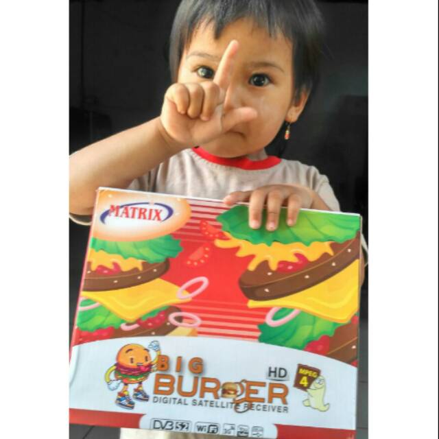 Reciver Parabola Merk Matrix Big Burger mpege4 Hd