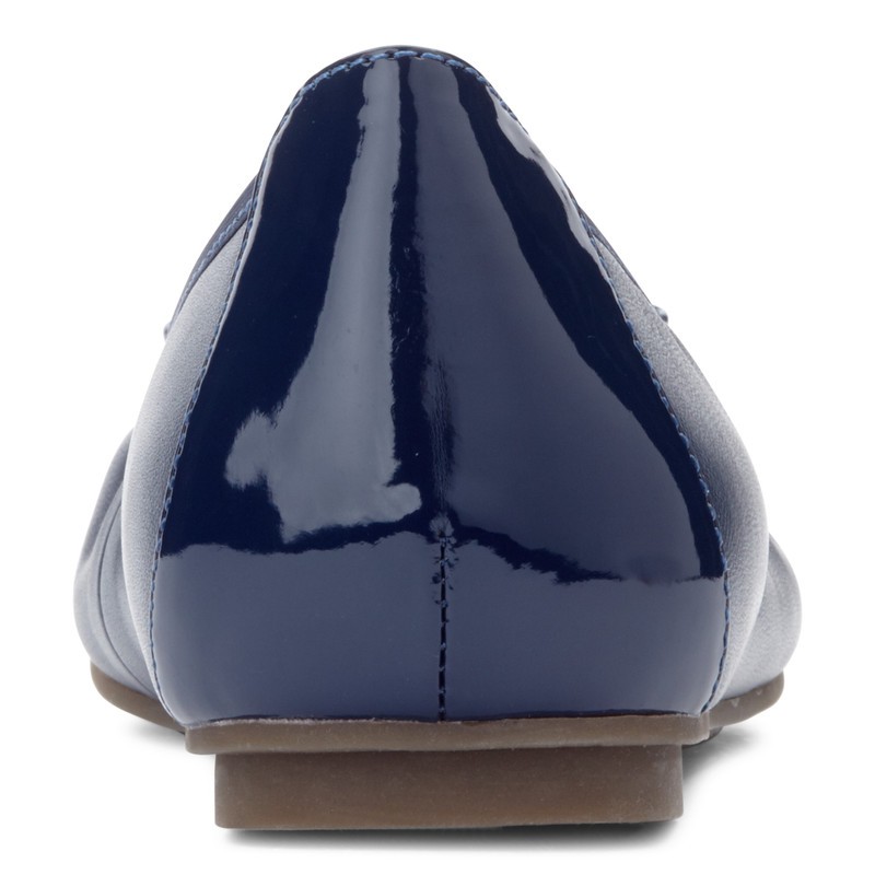 Vionic Minna Navy Ballerina Shoes Wanita