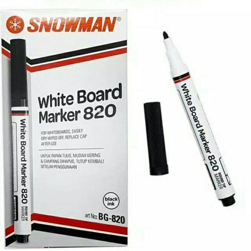 

Spidol Snowman BG-820 Whiteboard Marker