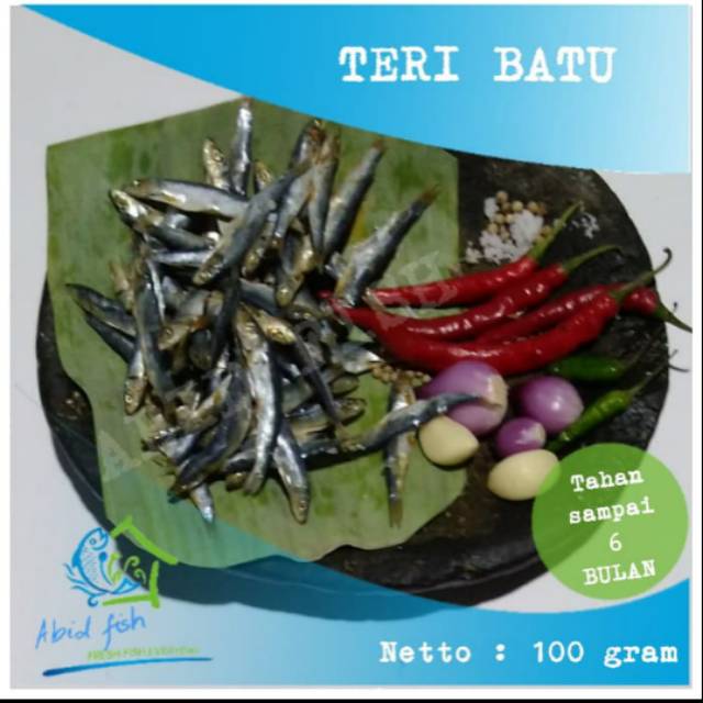 

IKAN ASIN TERI BATU - TERI HITAM