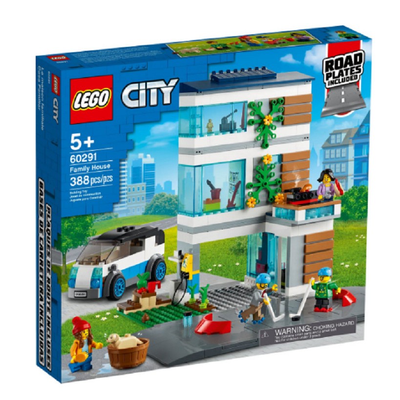 Lego City Eco House Rumah Minimalis 3 Tingkat