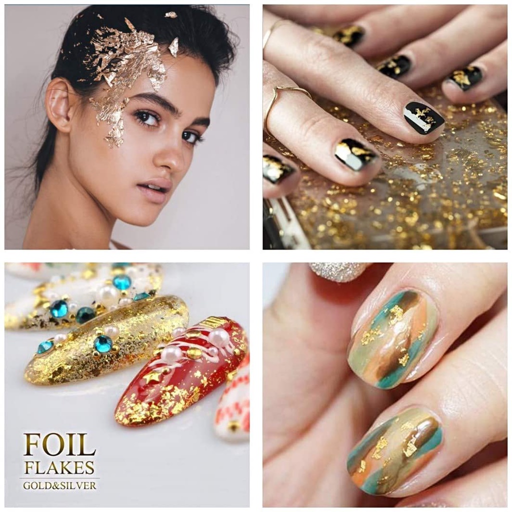 3g / Box Nails Art Irregular Foils Flakes Crafts