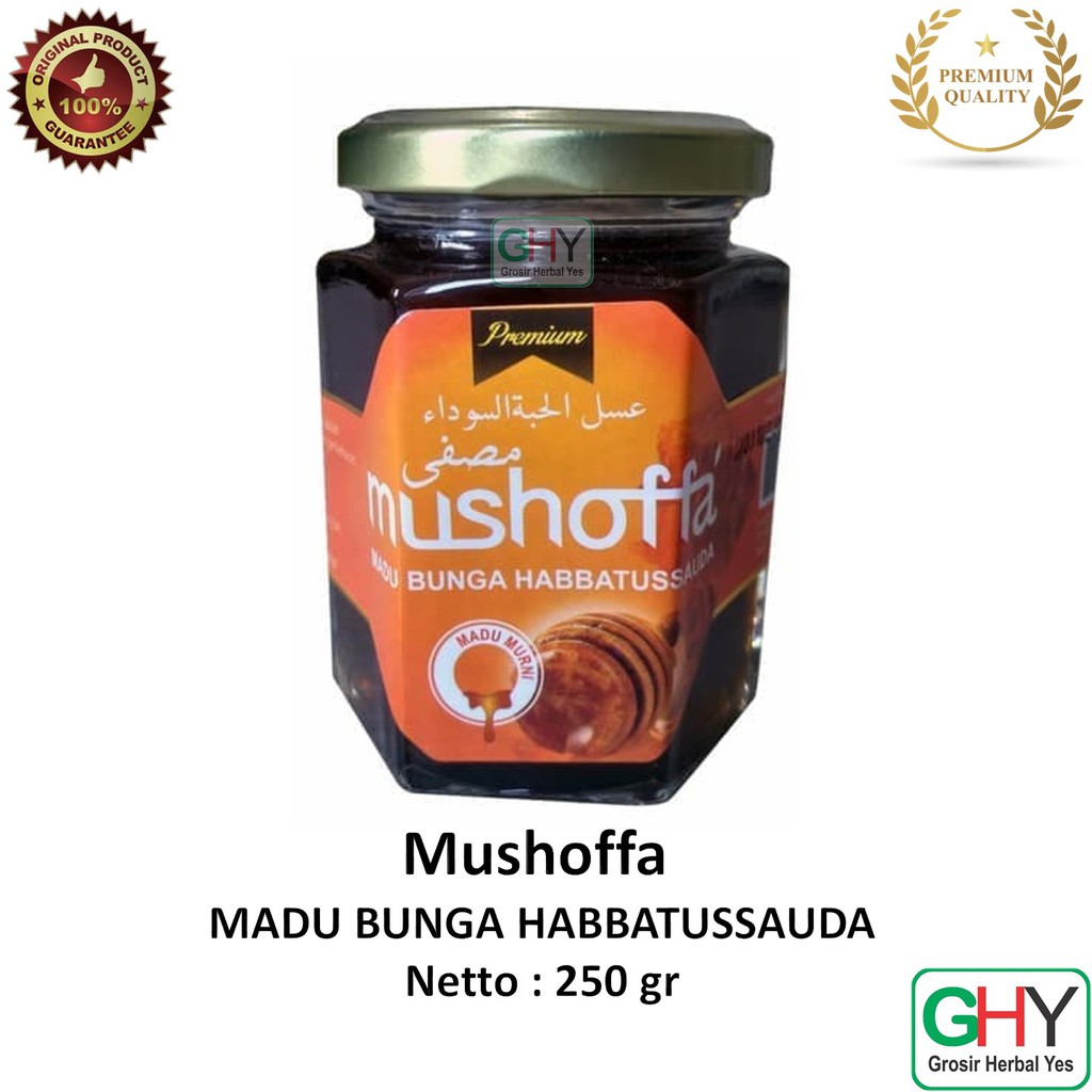 

Madu Mushoffa Bunga Habbatussauda 250 gram - Madu Bunga Jintan Hitam
