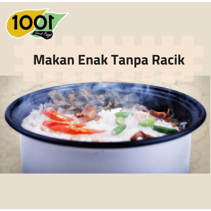 Nasi Liwet Instan 1001 Aneka Varian Rasa Praktis &amp; Higienis Langsung Bisa di Masak 250g