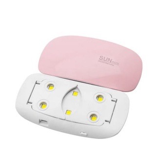 【 COD 】Rising Lady Alat Pengering Kutek Gel Lampu LED UV Mini 6W Portabel/ Sun Mini Lamp UV LED Nail Gel Polish Dryer
