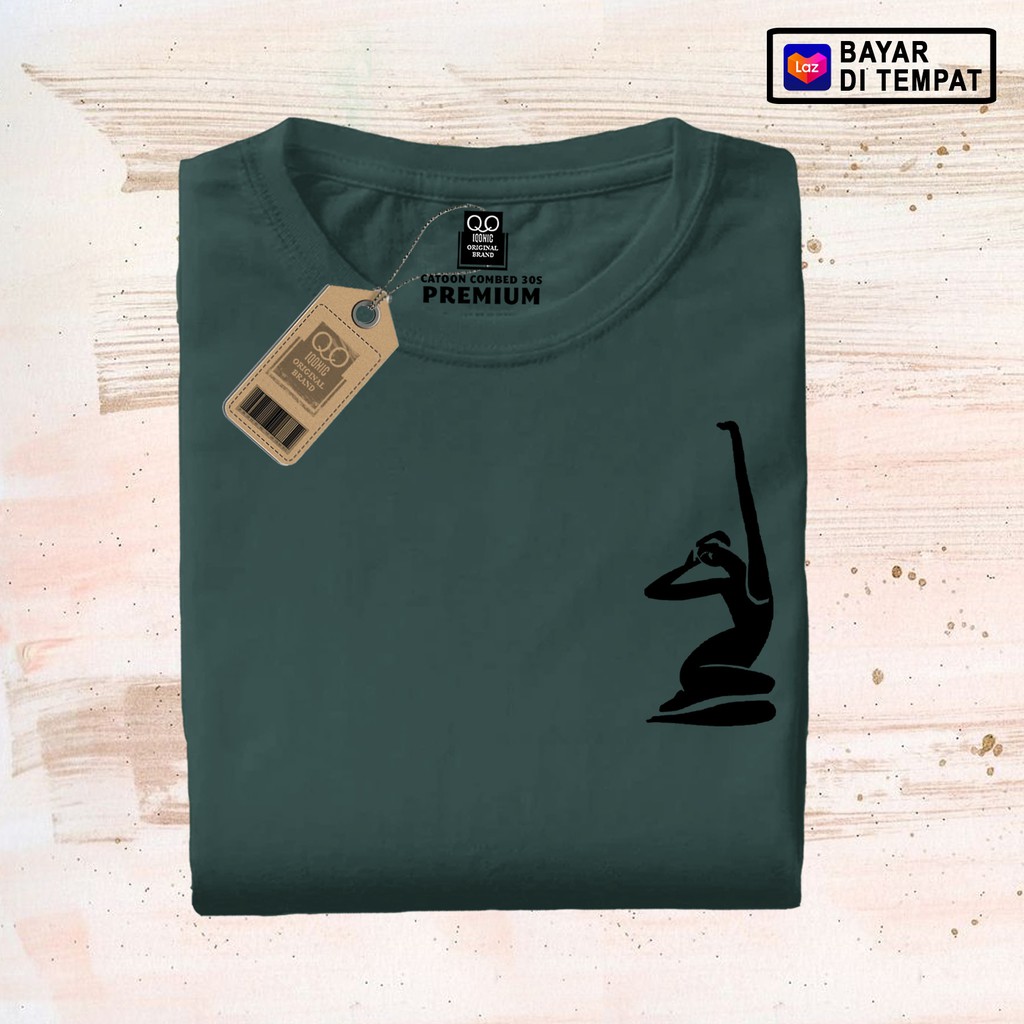 Kaos Distro Pria  Yoga Pose Premium