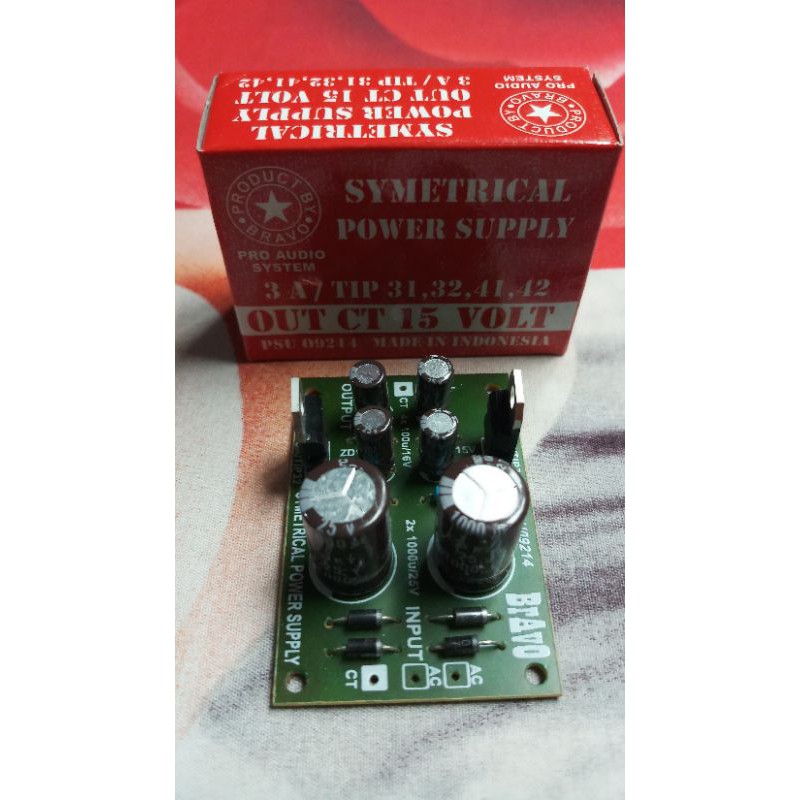 KIT POWER SUPPLY SYMETRICAL 12V/15V