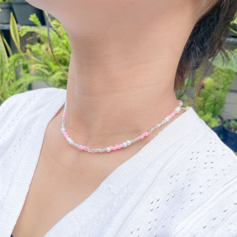 Aesthetic Beads Chocker - Kalung Fashion Wanita 35cm