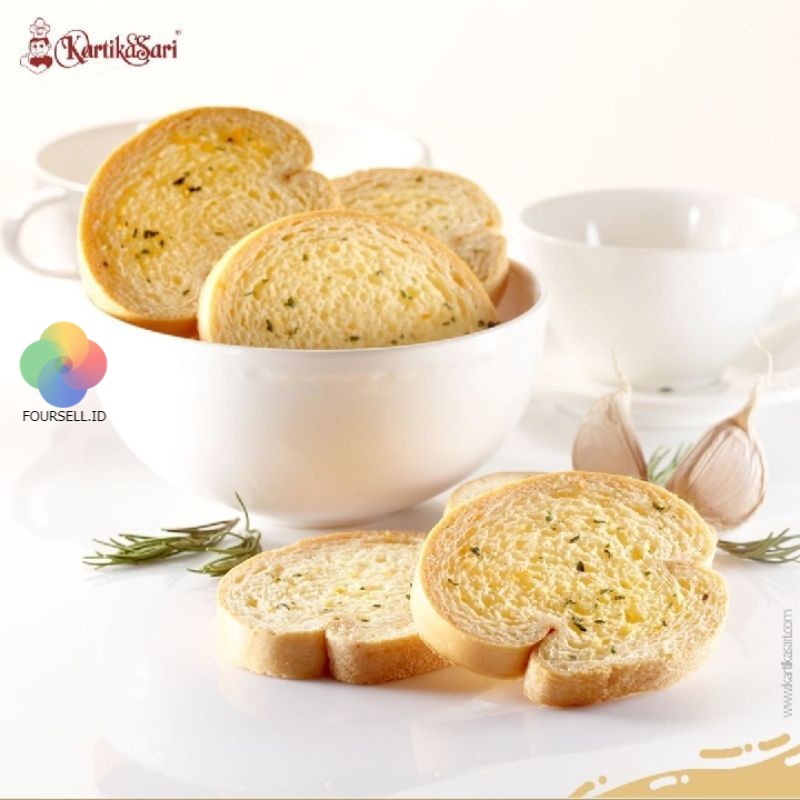 Kartika Sari - Crispy Toast GARLIC Kemasan Plastik  Kartikasari Bandung by Asli Ti Bandung