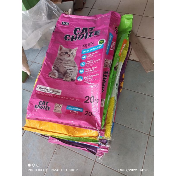 Karung Bekas Makanan Kucing