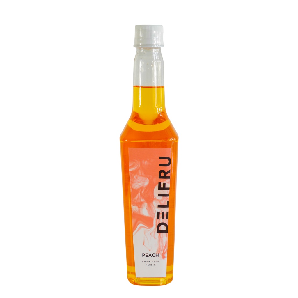 

500mL Delifru Peach Syrup - Sirup Delifru Rasa Persik