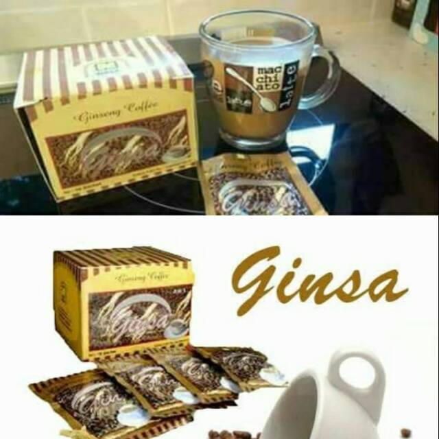 

GINSA (coffee ginseng isi10 saset)