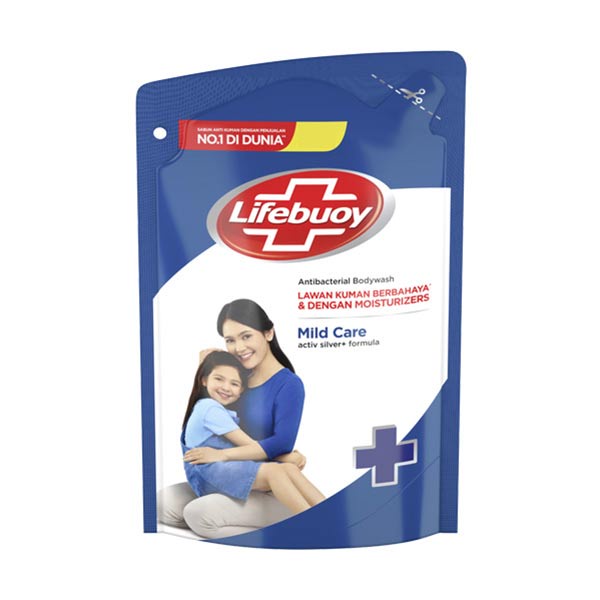 Lifebuoy Bw  Mildcare  Wht Pouch 450 Ml