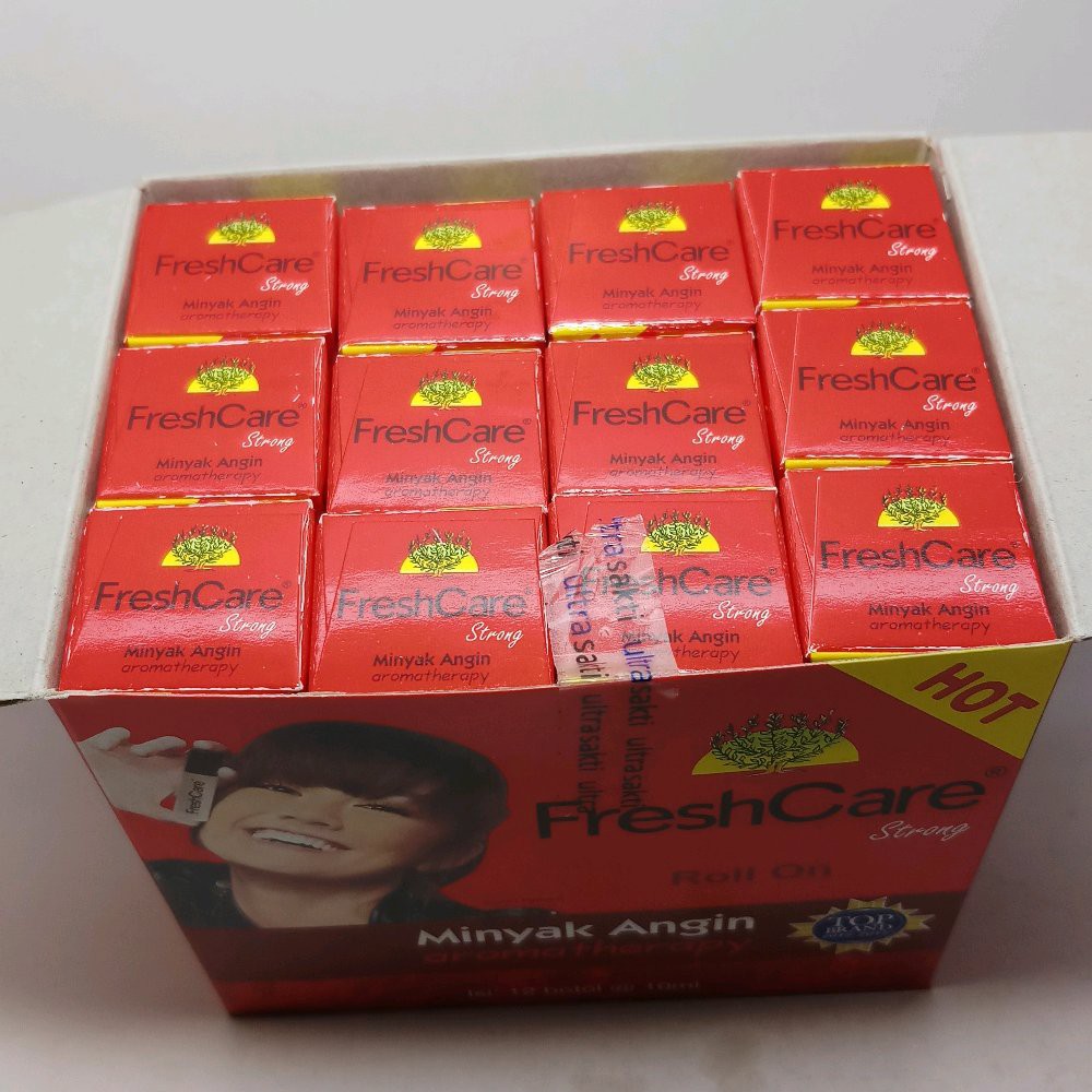 Freshcare Aromatherapy Roll On 10ml - Strong Hot 1Box Isi 12