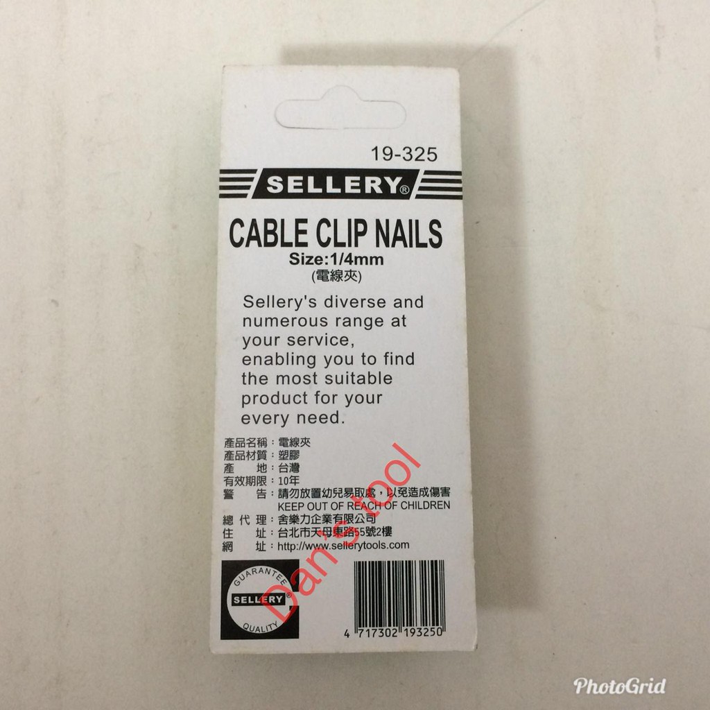 Klem Kabel / Cable Clip Nails 6mm