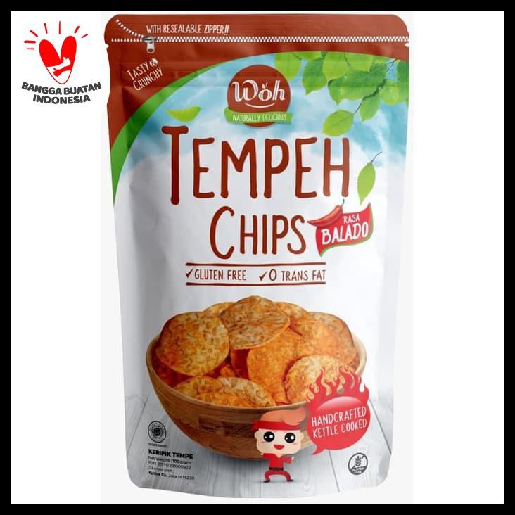 

Woh Keripik Tempe Rasa Balado - 50Gr