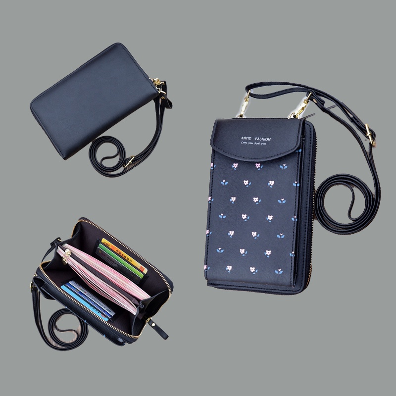 Tas Dompet Hp Selempang Wanita BOLISH Free Tali Bisa Di atur Panjang Pendek