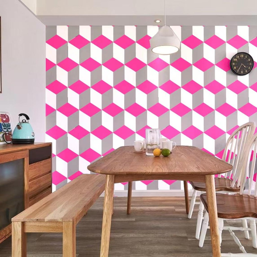 Wallpaper Sticker Dinding KUBUS 3D