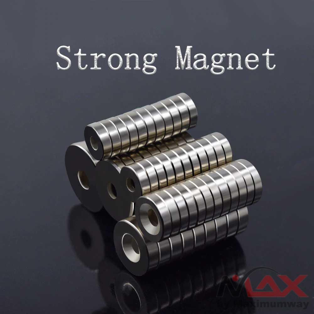 Taffware Strong Neodymium Magnet NdFeB N35 10x3mm 30 PCS - D21 Warna Silver