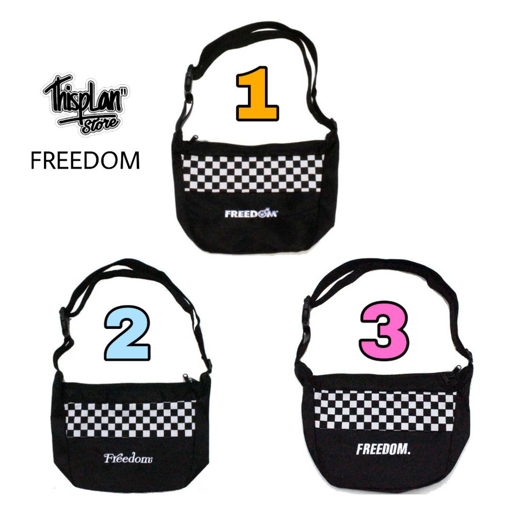 SLING BAG FREEDOM CHECKERBORD