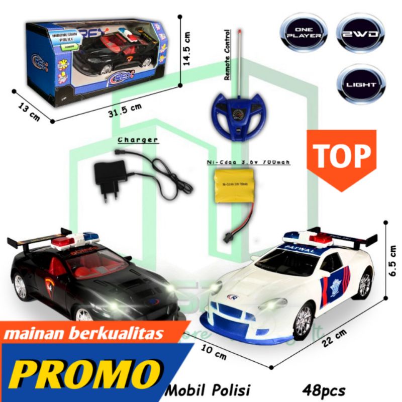 PROMO Mobil remot type RKC2088-1  RC Sedan Polisi PROPolice Car Mainan Anak Mobil Mobilan Remote Con