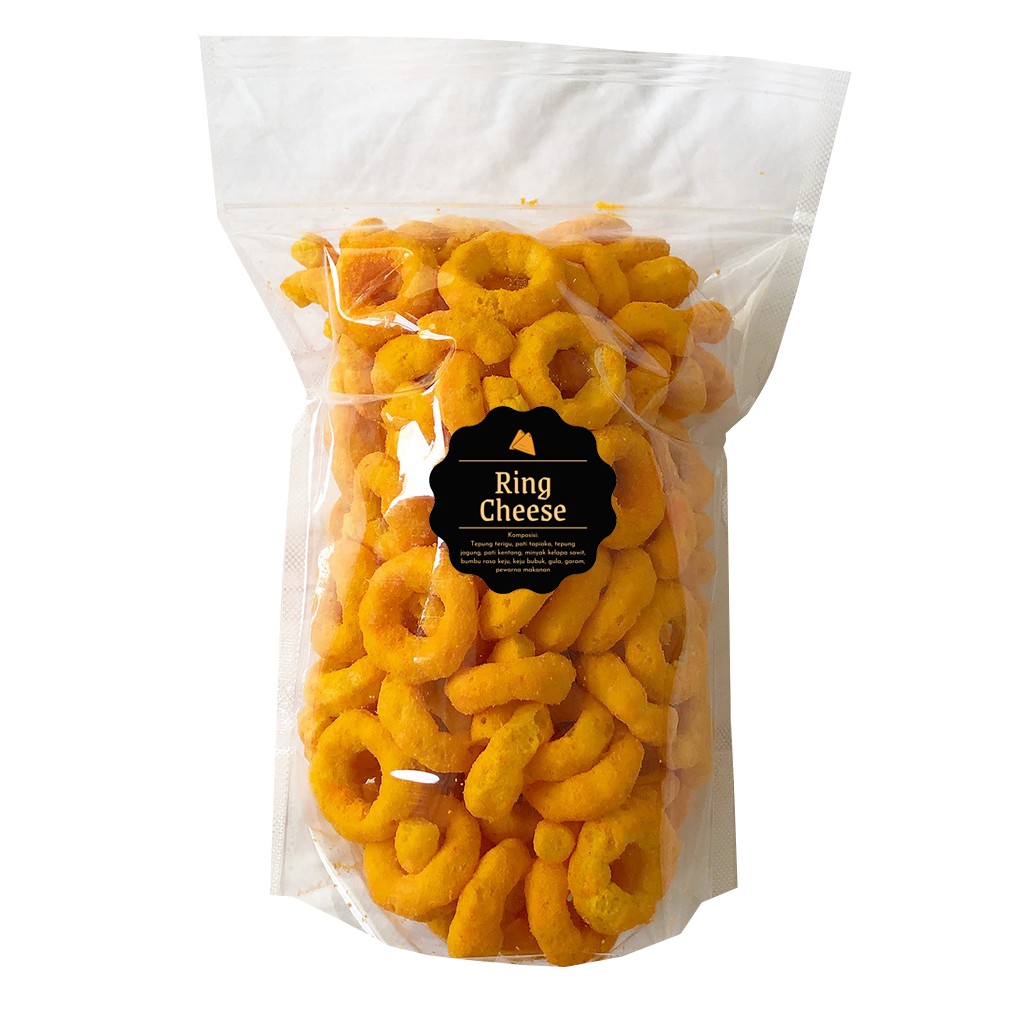 [DELISH SNACKS] Paket Bundling Ring Cheese + Pedas (L) / Bundle Package Snack Cemilan Camilan Ring Keju