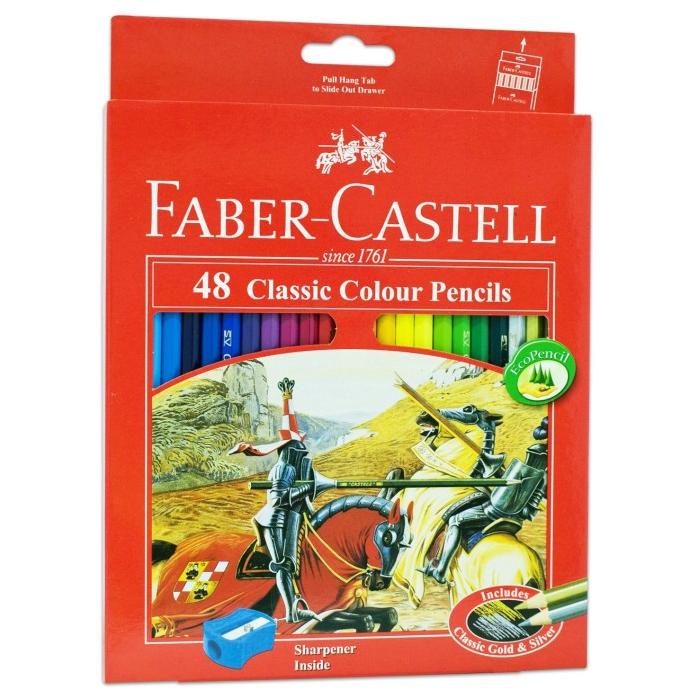 

COLOR PENCIL / PENSIL WARNA FABER CASTELL CLASSIC (48 WARNA)