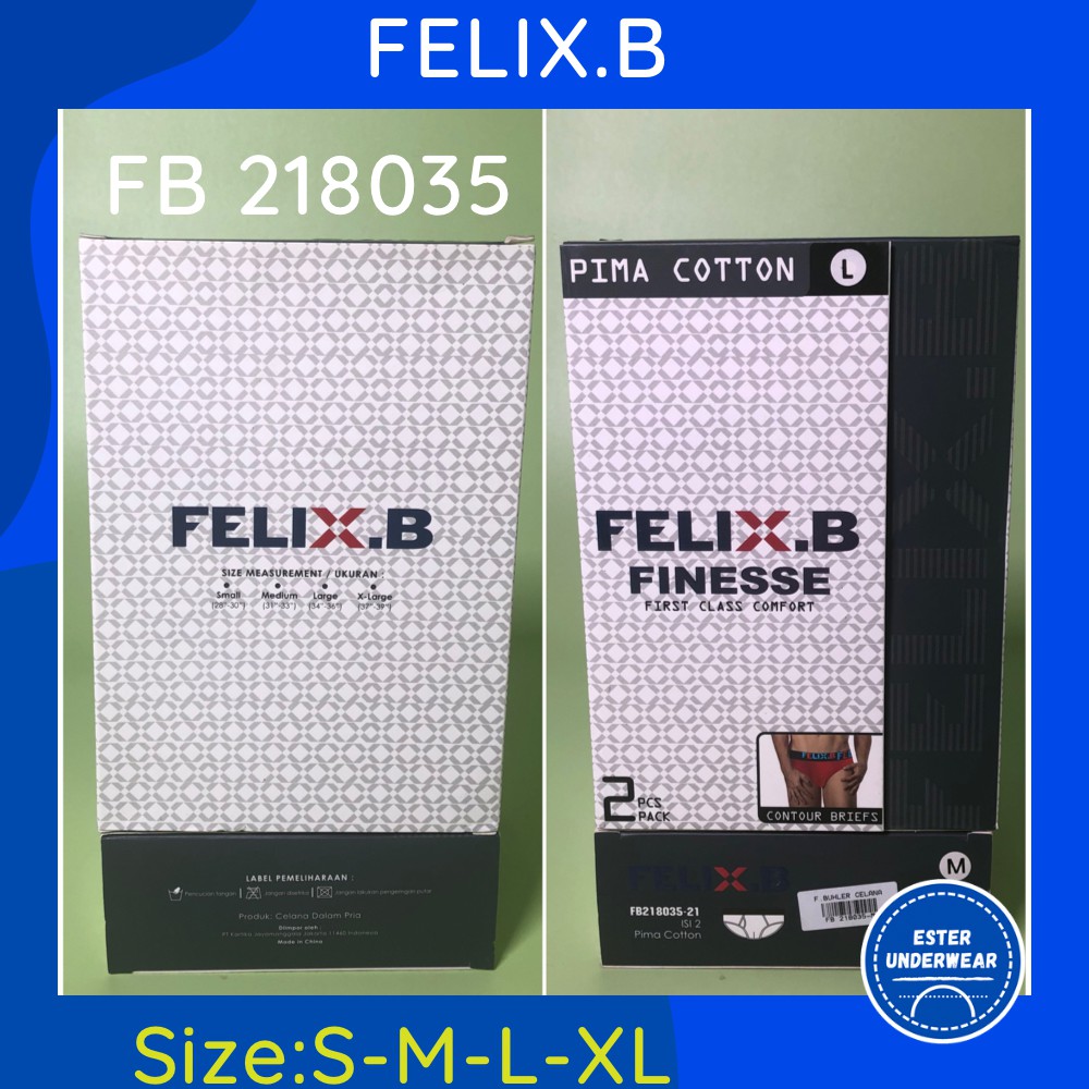 Celana Dalam Pria Felix.B Import FB 218035 ISI-2 PCS