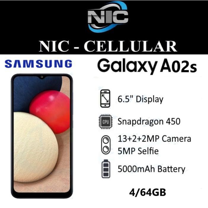 tablet mantap coy.... Samsung Galaxy A02s 4/64 GB RAM 4Gb Internal 64GB Garansi Resmi SEIN