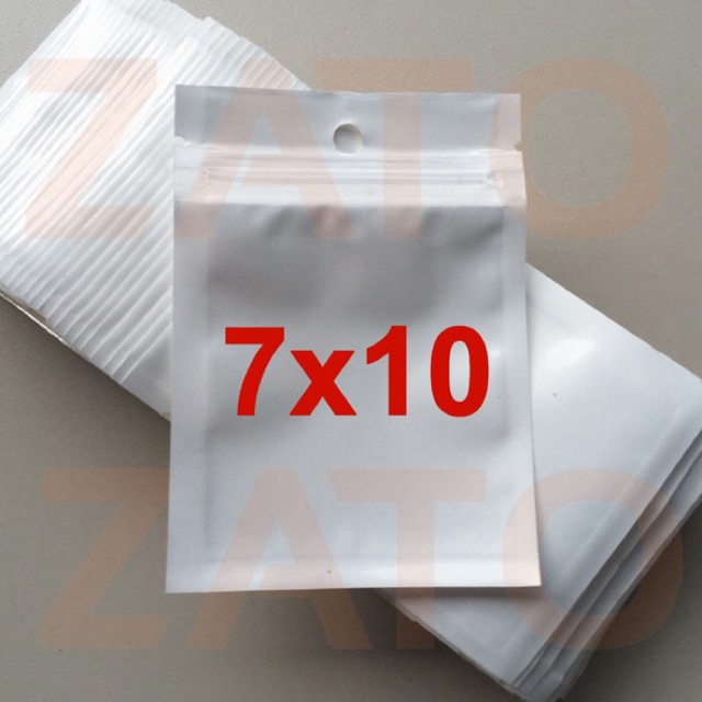 Jual Plastik Klip / Plastik Ziplock Putih 7x10( Isi 100 Pcs ) | Shopee ...