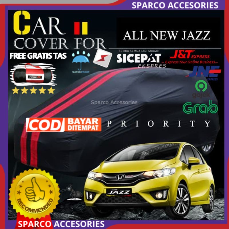 COVER MOBIL HONDA ALL NEW JAZZ RS SARUNG MOBIL HONDA JAZZ RS WATERPROOF ANTI AIR 2 JF1