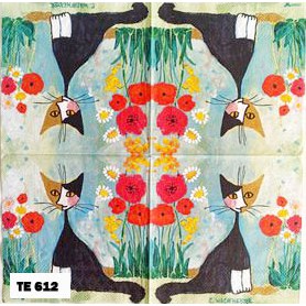 TISU NAPKIN DECOUPAGE EROPAH 33X33 CM TE  601 TTS